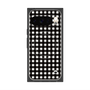 プレミアムスクエアケース with Pixelsnap［ Checkered Purple - ギンガムチェック ブラック ］