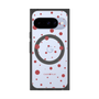 プレミアムスクエアケース with Pixelsnap［ Dippin dots Red - ディッピンドッツ レッド ］
