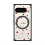 プレミアムスクエアケース with Pixelsnap［ Dippin dots Red - ディッピンドッツ レッド ］