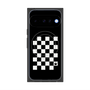 プレミアムスクエアケース with Pixelsnap［ Racing checkered flag - レーシングチェッカーフラッグ ］