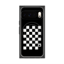 プレミアムスクエアケース with Pixelsnap［ Racing checkered flag - レーシングチェッカーフラッグ ］