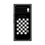 プレミアムスクエアケース with Pixelsnap［ Racing checkered flag - レーシングチェッカーフラッグ ］