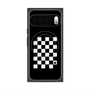 プレミアムスクエアケース with Pixelsnap［ Racing checkered flag - レーシングチェッカーフラッグ ］