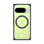 プレミアムスクエアケース with Pixelsnap［ CASEPLAY Crown dots White - ケースプレイ・クラウン・ドッツ ホワイト ］