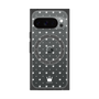プレミアムスクエアケース with Pixelsnap［ CASEPLAY Crown dots White - ケースプレイ・クラウン・ドッツ ホワイト ］