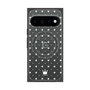 プレミアムスクエアケース with Pixelsnap［ CASEPLAY Crown dots White - ケースプレイ・クラウン・ドッツ ホワイト ］