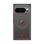 プレミアムスクエアケース with Pixelsnap［ CASEPLAY Crown dots Red - ケースプレイ・クラウン・ドッツ レッド ］