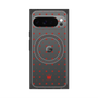 プレミアムスクエアケース with Pixelsnap［ CASEPLAY Crown dots Red - ケースプレイ・クラウン・ドッツ レッド ］