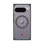 プレミアムスクエアケース with Pixelsnap［ CASEPLAY Crown dots Red - ケースプレイ・クラウン・ドッツ レッド ］