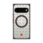 プレミアムスクエアケース with Pixelsnap［ CASEPLAY Crown dots Red - ケースプレイ・クラウン・ドッツ レッド ］