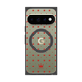 プレミアムスクエアケース with Pixelsnap［ CASEPLAY Crown dots Red - ケースプレイ・クラウン・ドッツ レッド ］