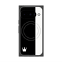 プレミアムスクエアケース with Pixelsnap［ CASEPLAY Bi-Colors Black & White - ケースプレイ・バイカラー ブラック＆ホワイト ］
