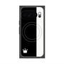プレミアムスクエアケース with Pixelsnap［ CASEPLAY Bi-Colors Black & White - ケースプレイ・バイカラー ブラック＆ホワイト ］