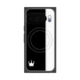 プレミアムスクエアケース with Pixelsnap［ CASEPLAY Bi-Colors Black & White - ケースプレイ・バイカラー ブラック＆ホワイト ］
