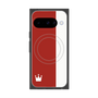 プレミアムスクエアケース with Pixelsnap［ CASEPLAY Bi-Colors Red & White - ケースプレイ・バイカラー レッド＆ホワイト ］