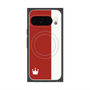 プレミアムスクエアケース with Pixelsnap［ CASEPLAY Bi-Colors Red & White - ケースプレイ・バイカラー レッド＆ホワイト ］