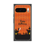 プレミアムスクエアケース with Pixelsnap［ Halloween World - Orange ］