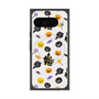 プレミアムスクエアケース with Pixelsnap［ Halloween Party - White ］