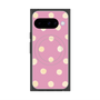 プレミアムスクエアケース with Pixelsnap［ 水彩ドット・レトロカラー - Pink ］