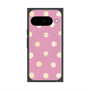 プレミアムスクエアケース with Pixelsnap［ 水彩ドット・レトロカラー - Pink ］