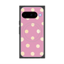プレミアムスクエアケース with Pixelsnap［ 水彩ドット・レトロカラー - Pink ］