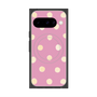 プレミアムスクエアケース with Pixelsnap［ 水彩ドット・レトロカラー - Pink ］