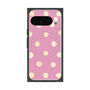 プレミアムスクエアケース with Pixelsnap［ 水彩ドット・レトロカラー - Pink ］