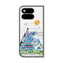 プレミアムスクエアケース with Pixelsnap［ おかべてつろう - 上を目指していきましょう ］