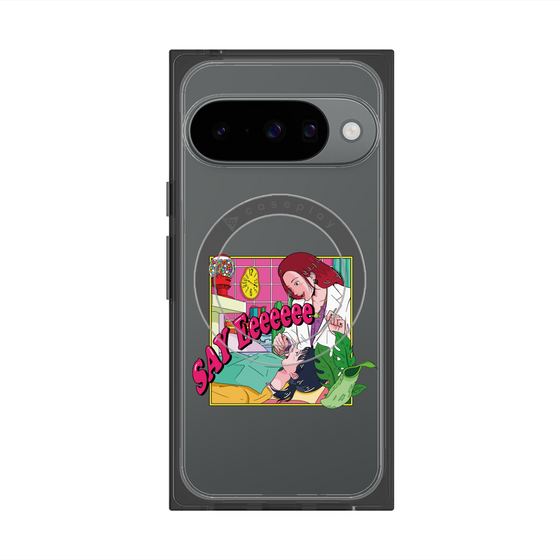 プレミアムスクエアケース with Pixelsnap［ SAY Eeeeeee ］