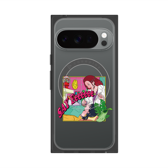 プレミアムスクエアケース with Pixelsnap［ SAY Eeeeeee ］