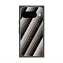 プレミアムスクエアケース with Pixelsnap［ Middle Stripe - Black ］