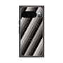 プレミアムスクエアケース with Pixelsnap［ Middle Stripe - Black ］