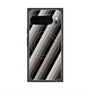 プレミアムスクエアケース with Pixelsnap［ Middle Stripe - Black ］