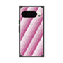プレミアムスクエアケース with Pixelsnap［ Middle Stripe - Pink ］