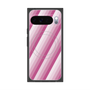 プレミアムスクエアケース with Pixelsnap［ Middle Stripe - Pink ］