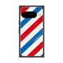 プレミアムスクエアケース with Pixelsnap［ Big Stripe - Red × Blue ］
