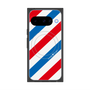 プレミアムスクエアケース with Pixelsnap［ Big Stripe - Red × Blue ］