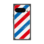 プレミアムスクエアケース with Pixelsnap［ Big Stripe - Red × Blue ］