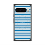 プレミアムスクエアケース with Pixelsnap［ Small Border - Blue ］