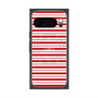 プレミアムスクエアケース with Pixelsnap［ Small Border - Red ］