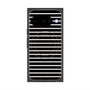 プレミアムスクエアケース with Pixelsnap［ Middle Border - Black ］
