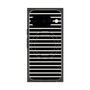 プレミアムスクエアケース with Pixelsnap［ Middle Border - Black ］