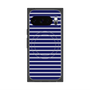 プレミアムスクエアケース with Pixelsnap［ Middle Border - Blue ］