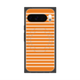 プレミアムスクエアケース with Pixelsnap［ Middle Border - Orange ］