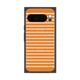 プレミアムスクエアケース with Pixelsnap［ Middle Border - Orange ］