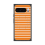 プレミアムスクエアケース with Pixelsnap［ Middle Border - Orange ］