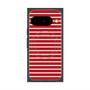 プレミアムスクエアケース with Pixelsnap［ Middle Border - Red ］