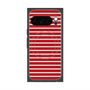 プレミアムスクエアケース with Pixelsnap［ Middle Border - Red ］