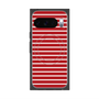 プレミアムスクエアケース with Pixelsnap［ Middle Border - Red ］