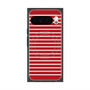 プレミアムスクエアケース with Pixelsnap［ Middle Border - Red ］